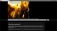 Desktop Screenshot of blog.paulfesta.com